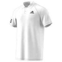 Adidas badminton Club 3 Stripes Poloshirt Met Korte Mouwen