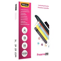 fellowes-papier-a4-glossy-250-micron-laminating-pouch-100-units