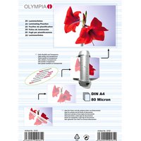 Olympia Carta 25 Laminating Pouches DIN A4 80 Micron