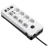 Eaton PB8TUD 8 USB Tel DIN Protection Box 2500W 8 Outlets