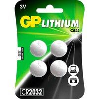 Gp batteries 4 CR2032 Lithium 3V Batteries