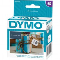 Dymo Square Multipurpose Labels 25x25 mm 750 Pieces