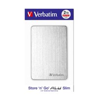 Verbatim Store N Go 2.5 Alu 2TB USB 3.2 Gen 1 Externe HDD-Festplatte