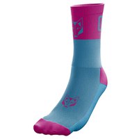 otso-calcetines-multi-sport-medium-cut-light-blue-fluo-pink