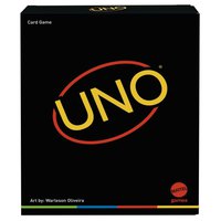 Mattel games Uno Minimalista Card Game Featuring Designer Graphics
