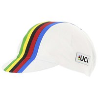 Santini キャップ UCI Rainbow Stripes