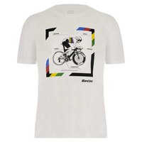 Santini Camiseta De Manga Curta UCI Road