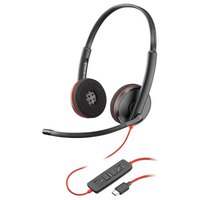 Polycom Black Wire C3220 USB-A Headphones