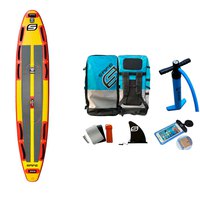 Safe waterman Oceanic Rescue 12´0´´ Aufblasbares Paddel-Surf-Set