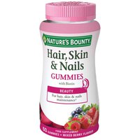 Natures bounty Hair.Skin E Nails Gummies 60 Unità