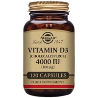 Solgar Vitamin D3 4000 Iu 100mcg 120 Unidades