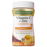 Natures bounty Vitamina Jujubas C + Zinc 60 Unidades