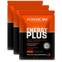 Powergym Energy Plus 90g 3 Unidades Laranja Dose Única Caixa