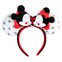 Loungefly Ears Headband Mickey And Minnie Love Disney