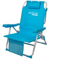 Aktive Folding Chair Backpack 5 Position Aluminium 66 x 58 x 80 cm