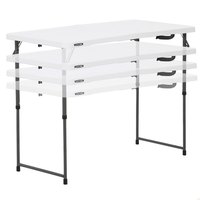 Lifetime Ultra-Resistant Folding Table 122 x 61 x 56-91.5 cm UV100