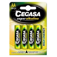Cegasa 1x4 Super Alkaline AA Batteries