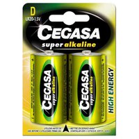 Cegasa 1x2 Super Alkaline D Batteries