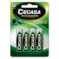 Cegasa 1x4 Rechargeable AA Batteries