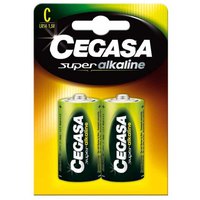 Cegasa 1x2 Super Alkaline C Batteries