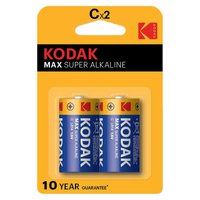 kodak-max-alkaline-c-2-enheter-batterier