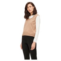 object-thess-sleeveless-knit-rib-v-neck-sweater