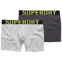 superdry-boxer-dual-logo-2-unidades