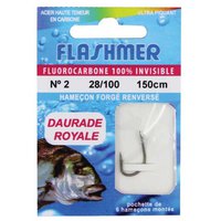 flashmer-fluoro-daurade-tied-hook-0.240-mm
