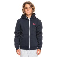 Quiksilver Best Wave Sherpa Jugend-Sweatshirt Mit Durchgehendem Reißverschluss