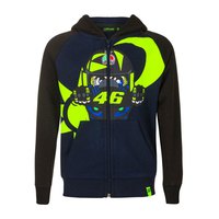 VR46 Valentino Rossi 20 Full Zip Sweatshirt