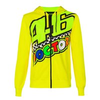 VR46 Valentino Rossi 20 Sweater Met Ritssluiting