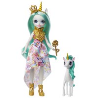 Enchantimals Koningin Eenheid En Infinity Eenhoornpop Met Scharnierend Speelgoed Voor Huisdieren
