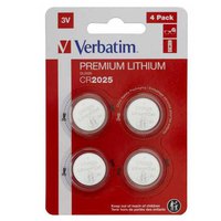 Verbatim 49532 CR 2025 Lithium Batterijen 4 Eenheden