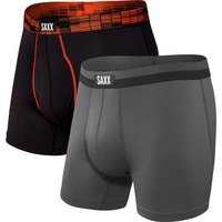SAXX Underwear Sport Mesh Fly Slip-Boxer 2 Einheiten