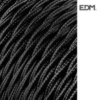Edm C- 41 2x0.75 Mm 5 M Textil Kabel Rulla 2x0.75 Mm 5 M
