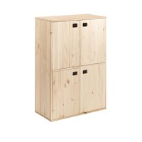 Astigarraga Solid Pine 4-Door Cabinet