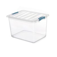 Domo pack living Katla Прозрачная коробка с ручками 20л