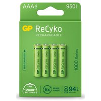Gp R3 AAA Rechargeable Battery 4 Units