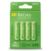 Gp Recyko R6 AA 2600mAh Rechargeable Battery 4 Units