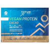 Totum sport Unidade De Proteína Vegana Monodose De Cacau Vegan 29g 1