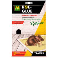 Masso Roe-Glue 231185 Adhesive Mouse Trap 3 Units