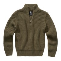 Brandit Sweater Col Haut Marine Troyer