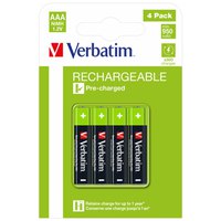 Verbatim Batterie Rechargeable AAA 4 Unités