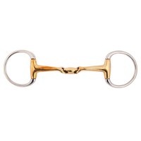 br-bustrens-double-jointed-snaffle-soft-contact-slightly-curved-14-mm-rings-70-mm-snaffle