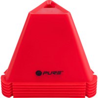 Pure2improve Cones Treinamento Triangle 15 Cm 6 Unidades