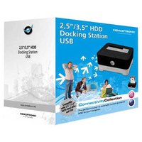 Conceptronic HDD/SSD 도킹 스테이션 SATA 2.5`` 3.5`` USB 2.0 C05-503