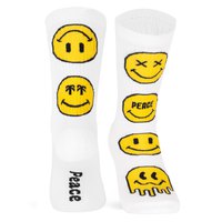 pacific-socks-smiley-white-sokken