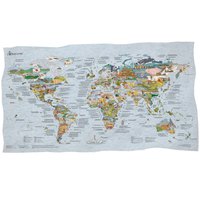 Awesome maps Bucketlist Map Towel Things To Do Before You Die