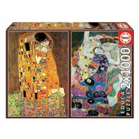 Educa borras Gustav Kilimt 2 1000 Stukken De Kus En De Maagd Gustav Kilimt Puzzel