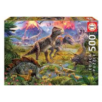 Educa borras 500 Stukken Ontmoeting Van Dinosaurussen Puzzel
